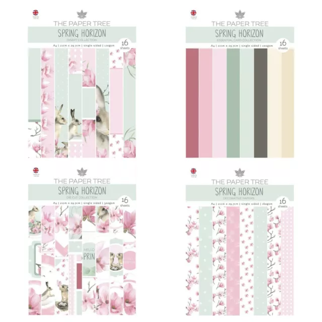 The Paper Tree Spring Horizon - Paper, Die Cuts, Inserts, Colour Card - NEW