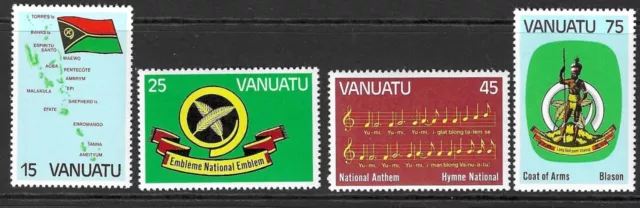 Vanuatu Sg318/21 1981 Anniversary Of Independence  Mnh