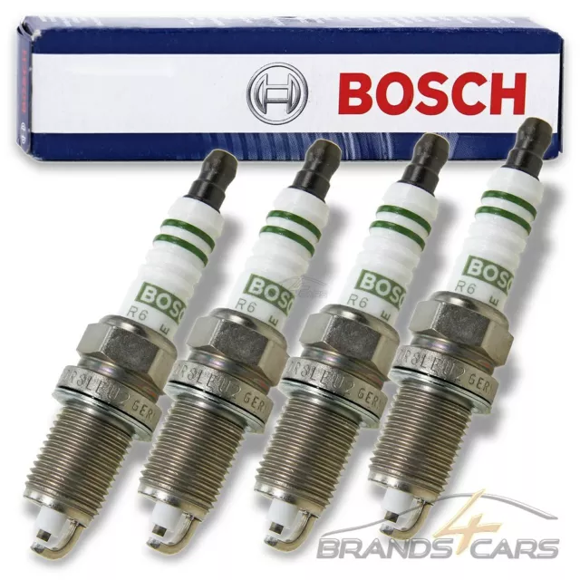 4x BOSCH ZÜNDKERZE FÜR OPEL ADAM 1.2 1.4 AGILA A 1.2 ASTRA G GTC J H J