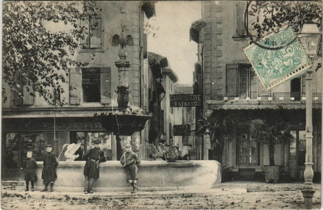 Carte Postale Ancienne – Pont Saint-Esprit – Escaliers Et Cathédrale – Années 1900
