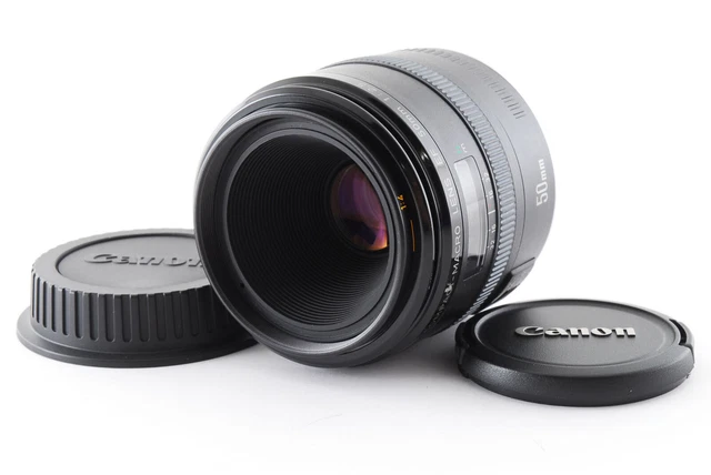 高品質高品質Canon EF 50mm F 2.5 Compact-Macro #EF01 レンズ(単焦点