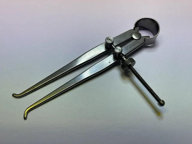 *NICE* Starrett 4.5" Inside Diameter Spring Joint Caliper - Yankee Spring-Type