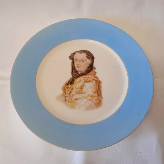 Ancienne Assiette En Porcelaine De Paris Xix Eme