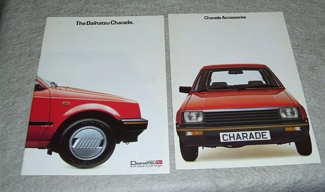 THE DAIHATSU CHARADE CX DIESEL TURBO SALES BROCHURE Not dated
