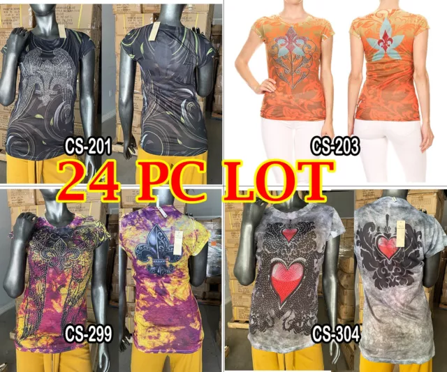 NWT Bulk Wholesale Juniors summer tops for resell MSRP: $1439.76 - 24 pc