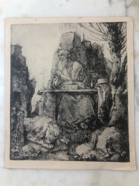 Albrecht Durer Duntaseca Filigree San Girolamo Saint Jerome by Pollard Willow