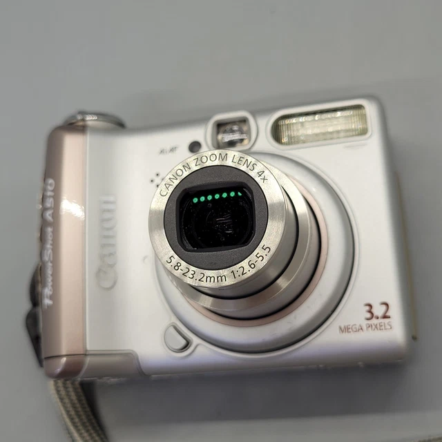 Canon PowerShot A510 3,2 megapixel fotocamera digitale compatta argento testato 10