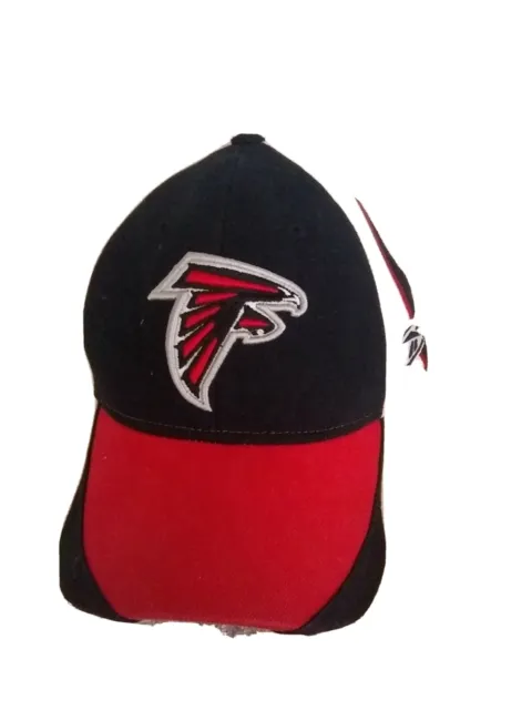 Atlanta Falcons Reebok NFL Equipment Stretch Fitted Red/Black Hat Cap Size:OSFA