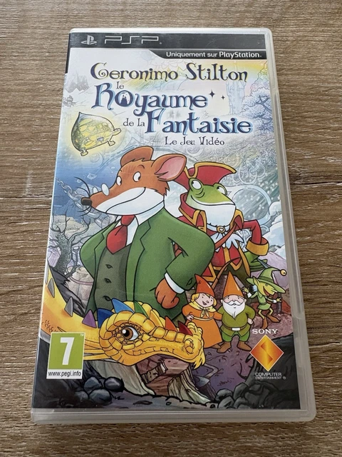 Geronimo Stilton Le Royaume De La Fantaisie - Promo Press - Sony PSP