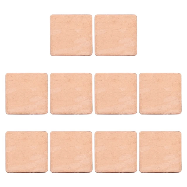 10 PCS Copper Cpu Cooler Gpu Heatsink Copper Thermal Pad Copper Block Heatsink