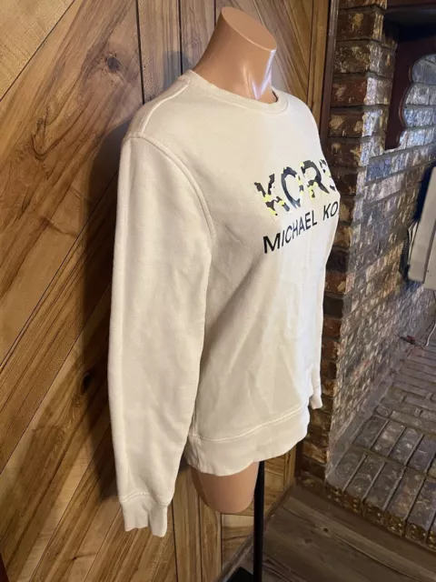 Michael Kors Men’s Small Camo Logo Pullover Sweatshirt 3