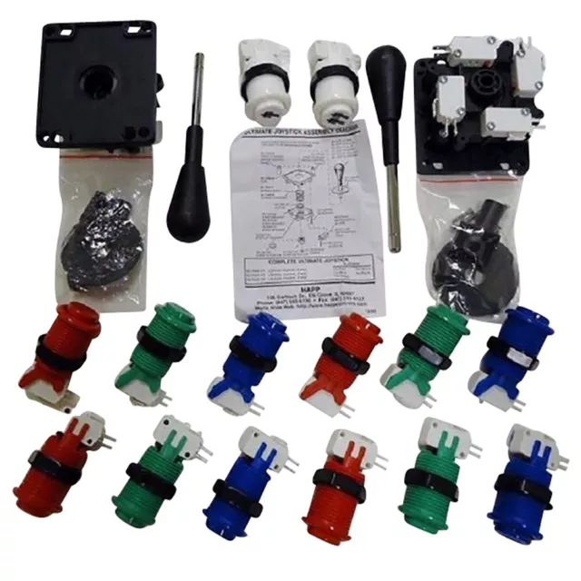 Suzo-Happ Arcade Control Panel Rgb Kit - 14 Buttons & 2 Ultimate Joysticks Suzo-Happ Arcade Control Panel Rgb Kit - 14 Buttons & 2 Ultimate Joysticks
