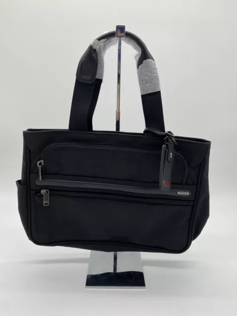 Tumi Ballistic Nylon Small Courier Tote Bag Black STYLE 26190D4 14” x 11” x 4”