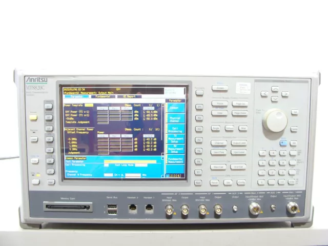 Anritsu MT8820C Radio Kommunikation Analysator W / LTE Fdd / Tdd + Spectrum