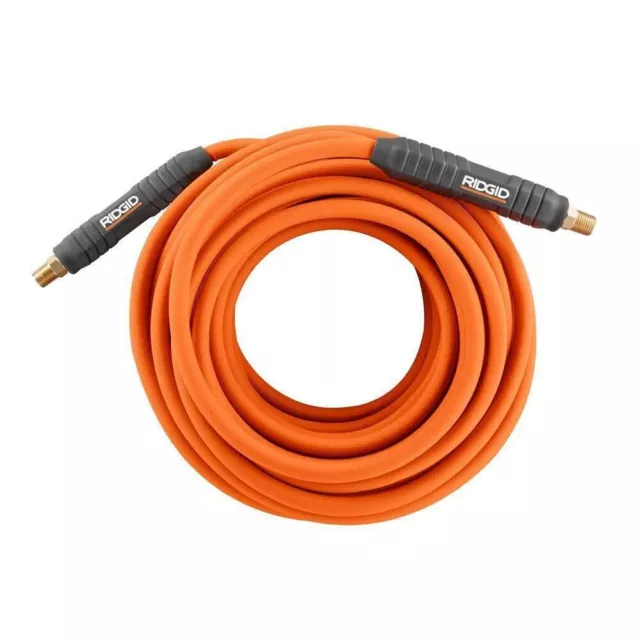 RIDGID Hose Compressor Accessory Lay Flat Flexible Heavy Duty 1/4 Inch 50 Ft
