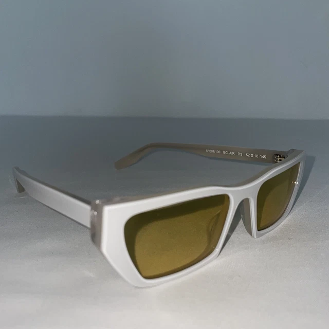 Lunettes De Soleil Revel Paris Cristal Brass Shavings - Monture Noire, Fait Main, Neuves