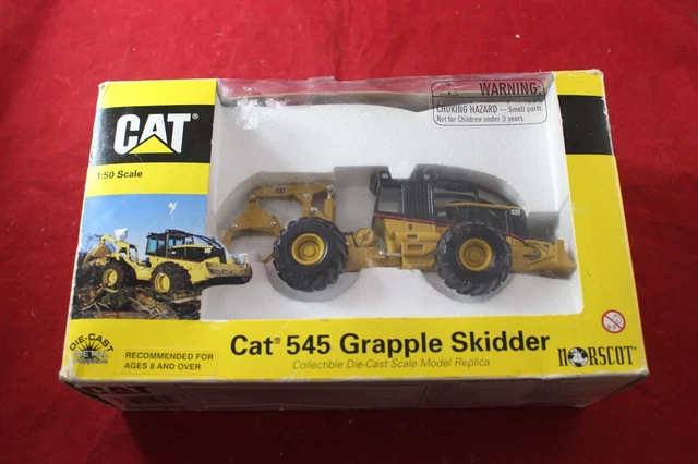 Norscott Cat 545 Grapple Skidder 1/50 Norscot Timber Unloading Tractor Heavy Mac Norscott Cat 545 Grapple Skidder 1/50 Norscot Timber Unloading Tractor Heavy Mac