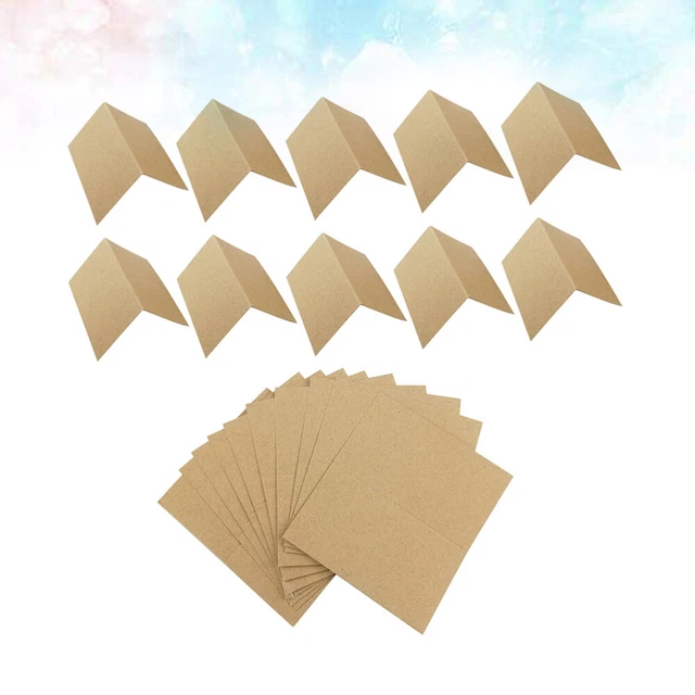 100 tarjetas de nombre de mesa hacer tú mismo tarjetas de agradecimiento hacer tú mismo papel kraft
