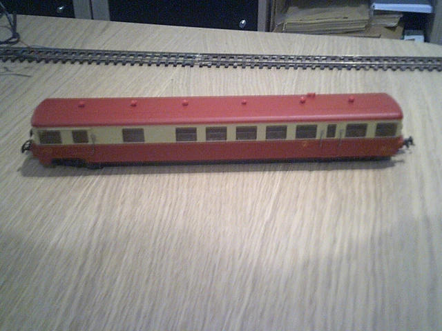 Remorque D'autorail XRBD 7800 SNCF - HO - A S - Réf R 009 - Époque 3