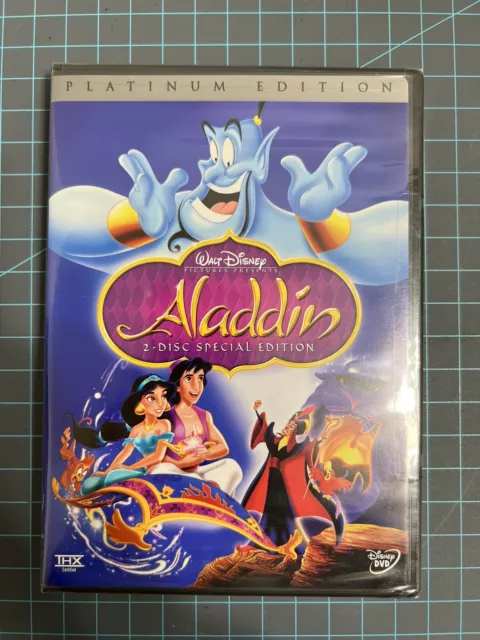 Walt Disney Aladdin 2 Disc Platinum Special Edition (DVD) Brand New