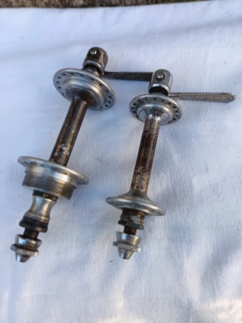 Moyeu Avant Campagnolo Nuovo Gran Sport – 36 Trous, Argenté, Pour Vélo De Course Vintage