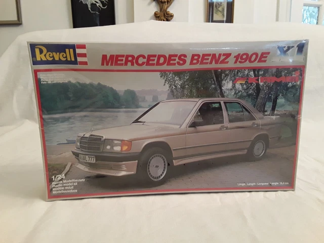 REVELL 1:24 SCALE Mercedes Benz 190E Model Kit, Complete In Sealed Box ...