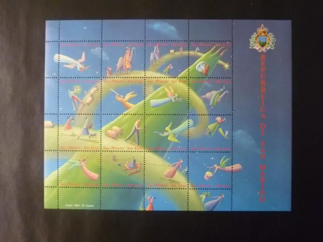 San Marino Zd-Bogen MiNr.: 1982 - 1997 ; Weihnachten ** postfrisch MNH POSTPREIS