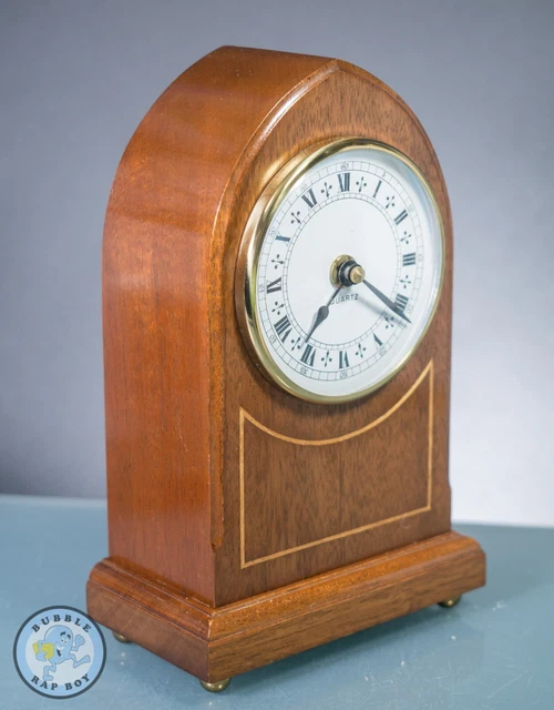 JUNGHANS WOODEN LANCET Mantel Clock Junghans Quartz Movement Made In