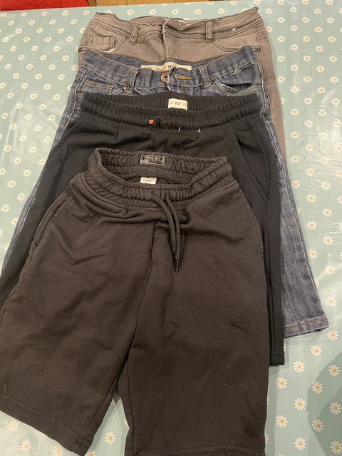 Boys Shorts Bundle (4 Pairs) Next, Tesco And Primark - Age 9-11