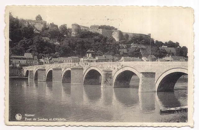 namur , pont de jambes et citadelle