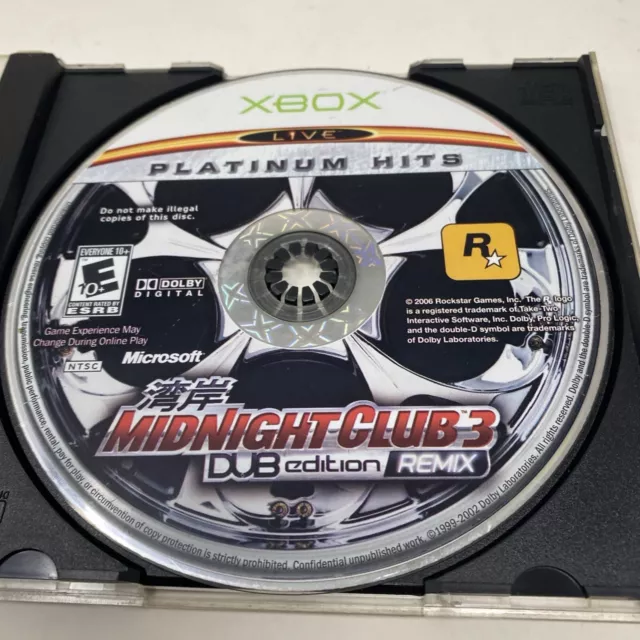 MIDNIGHT CLUB 3: DUB Edition Remix (Microsoft Xbox, 2005) $19.95 - PicClick