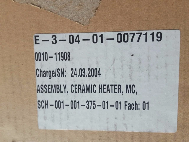Amat 0010-11908 Assembly, Ceramic Heater, Mc, Ha-12, Sac, New Amat 0010-11908 Assembly, Ceramic Heater, Mc, Ha-12, Sac, New