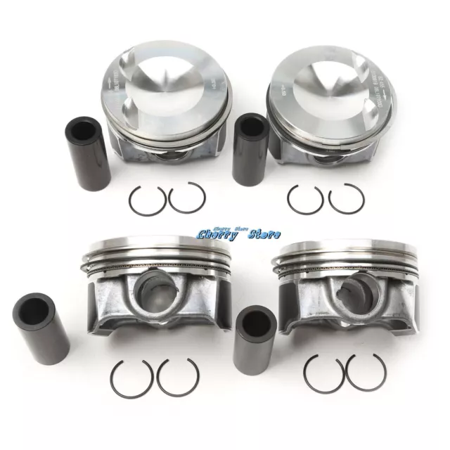 Engine Piston &Ring Set STD 82.5mm Φ23mm Fit For 2.0T VW Golf Audi A4 A5 Q5 TT