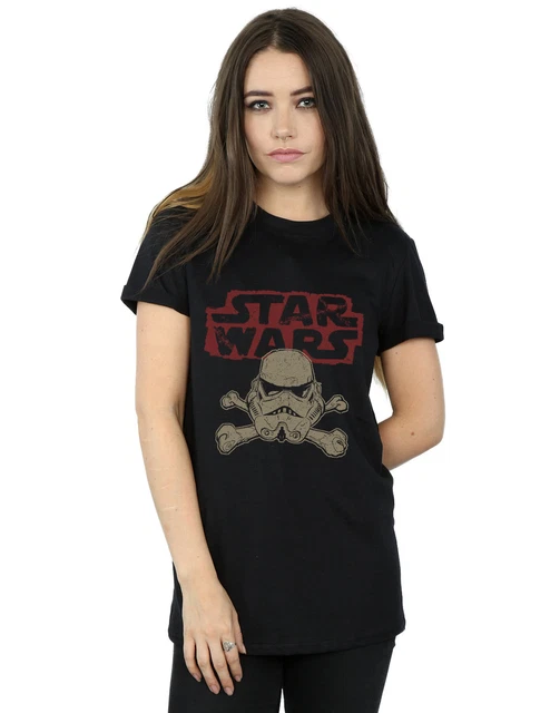 T-shirt Star Wars Femme Introuvable Deadstock - Taille XS - Bleu Coton - Neuf Avec étiquettes