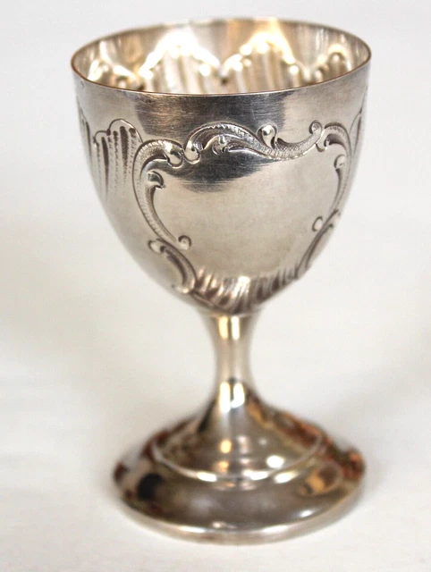 Coquetier Ancien Art Déco En Argent Massif Minerve 1er Titre – Occasion