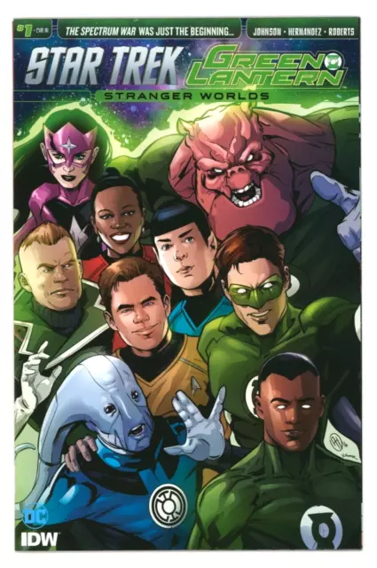 IDW DC Comics STAR TREK / GREEN LANTERN: STRANGER WORLDS #1 1:10 Variant Cover