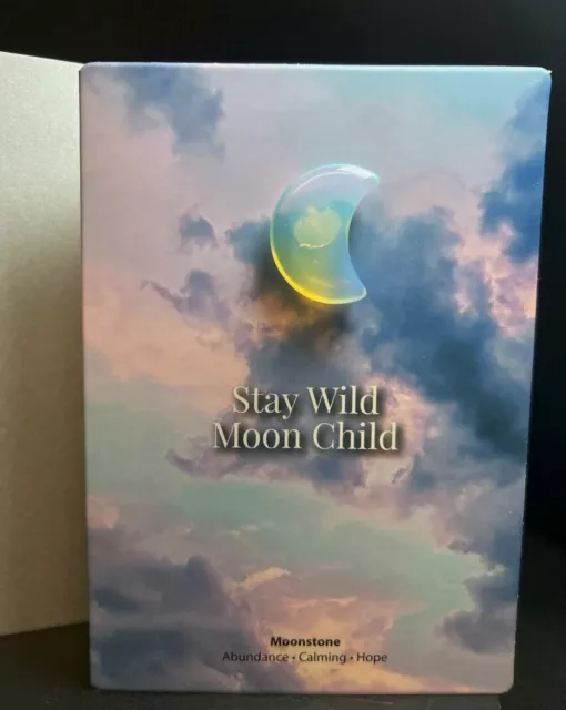 Carta regalo luna cristallo di luna (stay wild moon bambino) vuota interna