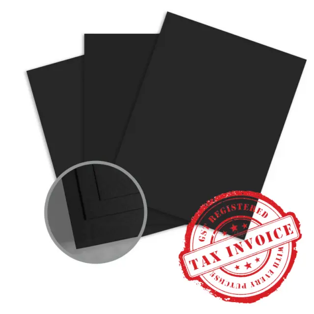 125GSM Matte Black Cover Paper A4,A3,A2 Craft Paper Printing Invitations Prints