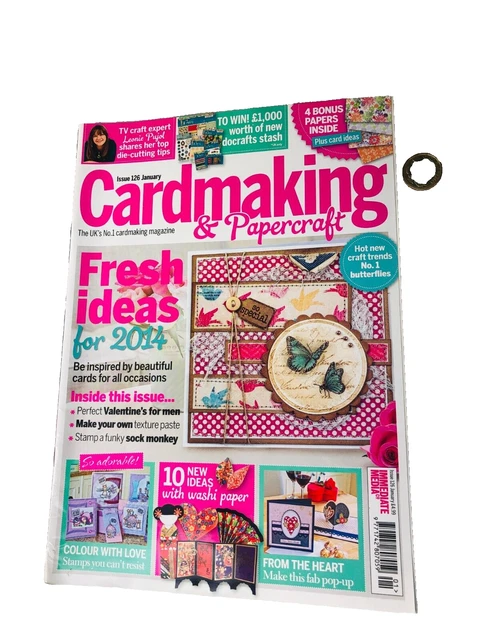 Magazine Card MAGAZINE CARD MAKING & Papercraft Craft Mag Issue 126 January nfb £7.65 ...