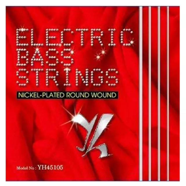 Set Muta Di Corde Per Basso Elettrico 4 Corde Nickel Wound Yale Strings YH-45105