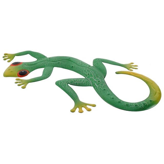 Lizard Hanging Ornament Metal Wall Decoration Gecko Art Outdoor Garden