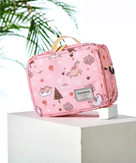 Sunveno Wet Bag Waterproof Diaper Bag Tote Baby Nappy Bag Reusable Pink