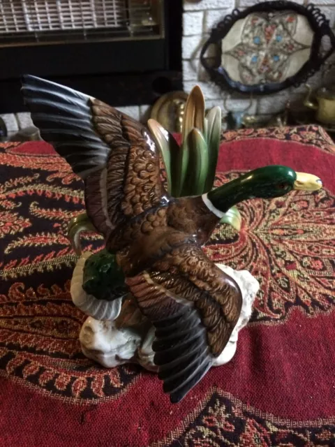 Vintage Ceramic Mallard Duck