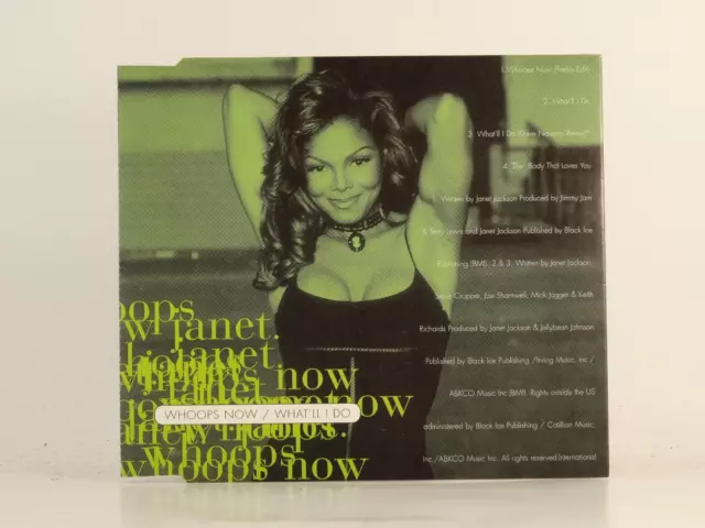 JANET JACKSON WHOOPS NOW / WHAT'LL I DO (H1) 4 Track CD Single Picture Sleeve VI