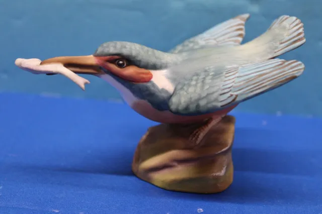 Royal Worcester Kingfisher 3235 Bone china figurine bird series