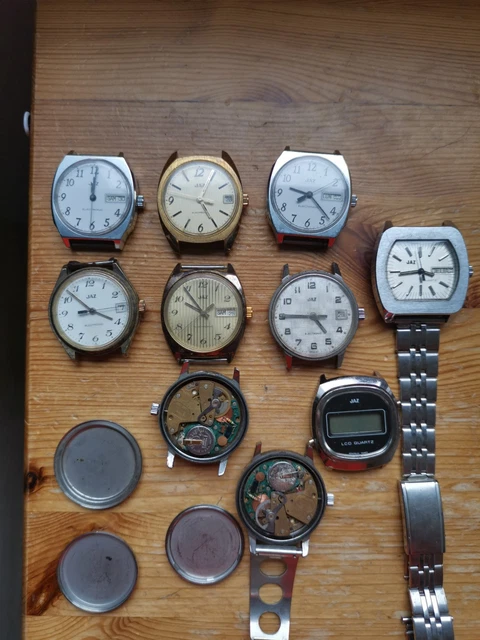 Ancienne Horloge De Voyage Mécanique Suisse - Avec étui Cuir (Vintage, Animaux)