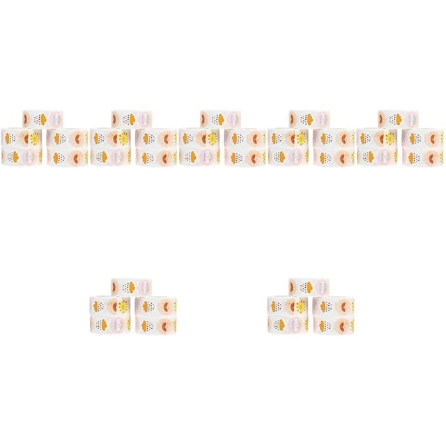 35 rollen Umschläge Dekorative Aufkleber Danke Etiketten Danke Kreis Etiketten