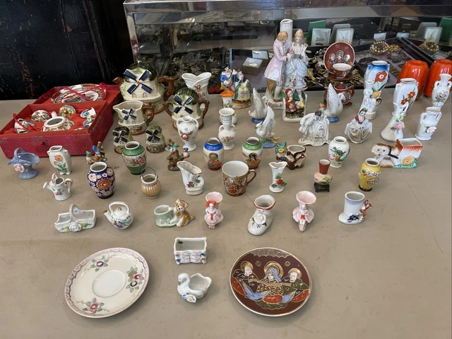 Huge Lot Of Vintage Antique Occupied Japan Figurines Vase Cup Saucer Teapot Huge Lot Of Vintage Antique Occupied Japan Figurines Vase Cup Saucer Teapot