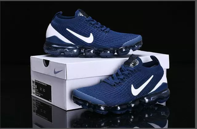 Blue Nike Air VaporMax Flyknit 3.0 2019 Mens Running Shoes