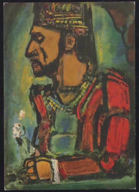 *Ak/Pk Kunstpostkarte -Georges Rouault -Der alte König (85ct KOMBIRABATT s.u.)